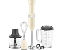 KitchenAid 5KHBV83EAC - Staafmixer - Amandel Wit - 180 W - Inclusief Accessoires