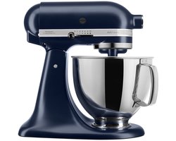 KitchenAid 5KSM175PSEIB - Keukenrobot met kantelbare kop 4,8 L - Standmixer - Artisan met exta accessoires - Ink blauw