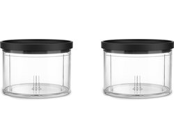 KitchenAid 5KTCRBA35 - Keukenmachine Accessoire - 2 kommen voor KitchenAi Go Hakmolen - 830 ML