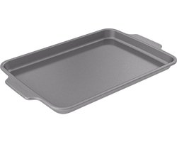 KitchenAid Bakplaat 33x22,5cm - PFAS-vrije antikleeflaag - Gealuminiseerd Staal - Ovenbestendig tot 230°C - Grijs