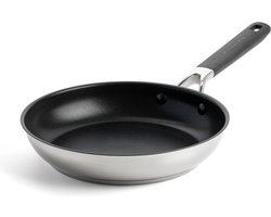 KitchenAid Classic Stainless Steel koekenpan ø24cm - RVS - inductie - anti-aanbak