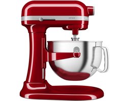KitchenAid keukenmachine - Artisan - In hoogte verstelbare kom - 375 W - 11 snelheden - 3 RVS accessoires - 5,6L - Keizerrood