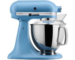 KitchenAid keukenmachine - Artisan - Keukenrobot met 5 accessoires en 2 mengkommen - 300 W - 3 L en 4,8 L - Blauw