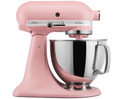 KitchenAid keukenmachine - Artisan - Keukenrobot met 7 accessoires - 300 W - 4,8 L - Roze