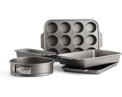 KitchenAid Metal Bakeware Bakset 5-delig - Gealuminiseerd Staal