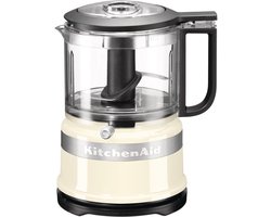 KitchenAid Mini Hakmolen - Keukenmachine handig en veelzijdig met pulseerstand en twee snelheden - 830ml - Almond cream, beige