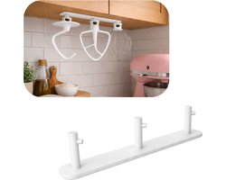 kitchenaid Mixkoppen houder - KitchenAid-mixerhouder - Wit - kitchen aid - kitchenaid accesoires - zelfklevend -