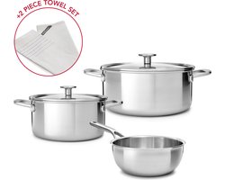 KitchenAid Multiply 7-delige pannenset - PFAS-vrij