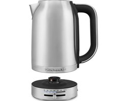 KitchenAid Waterkoker met temperatuurregeling tussen 50°C en 100°C - 1,7 l - Snel en stil - Roestvrij staal - Inox