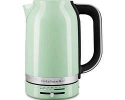 KitchenAid Waterkoker met temperatuurregeling tussen 50°C en 100°C - 1,7 l - Snel en stil - Roestvrij staal - Pistache