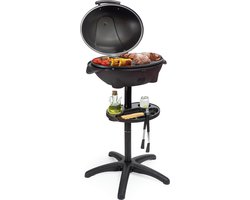 KitchenBrothers Elektrische BBQ - Opvouwbaar - Anti-aanbaklaag - tot 250°C - 2400W - Zwart