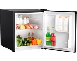 KitchenBrothers Mini Koelkast - 40L - Kleine ijskast - Minibar - Vrijstaand - Frigo - Compact - Zwart
