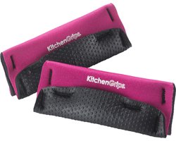 Kitchengrips - Loop Handle Holder Pannenlap Breed Black FLXaprene 13 cm Set van 2 Stuks - FLXaprene - Zwart -