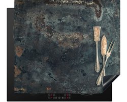 KitchenYeah® Inductie beschermer 60x52 cm - Keukengerei - Keuken - Marmer print - Inductie beschermer - Inductie fornuis - Kookplaataccessoires - Afdekplaat voor kookplaat - Inductiebeschermer - Inductiemat - Inductieplaat mat