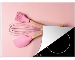 KitchenYeah® Inductie beschermer 70x52 cm - Keukengerei - Roze - Bakken - Kookplaataccessoires - Afdekplaat voor kookplaat - Inductiebeschermer - Inductiemat - Inductieplaat mat