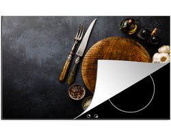 KitchenYeah® Inductie beschermer 76x51.5 cm - Landelijk - Vintage - Inductie beschermer - Specerijen - Inductie fornuis - Kookplaataccessoires - Afdekplaat voor kookplaat - Inductiebeschermer - Inductiemat - Inductieplaat mat