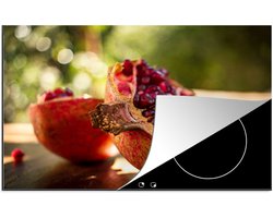 KitchenYeah® Inductie beschermer 77x51 cm - Granaatappel - Picknicktafel - Lente - Kookplaataccessoires - Afdekplaat voor kookplaat - Inductiebeschermer - Inductiemat - Inductieplaat mat
