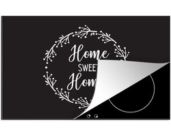 KitchenYeah® Inductie beschermer 80x52 cm - Home sweet home - Thuis - Quotes - Huis - Spreuken - Kookplaataccessoires - Afdekplaat voor kookplaat - Inductiebeschermer - Inductiemat - Inductieplaat mat