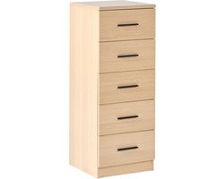 KITIMAT - Ladekast 5-lades - Lichtbruin - MDF