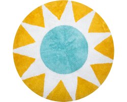 Kitsch Kitchen badmat soleil rond geel