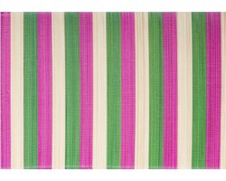 Kitsch Kitchen placemat bamboe groen/paars