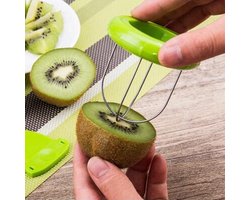 Kiwisnijder - Kiwimes - 2 In 1 - Fruitgraafgereedschap - Fruit - Kiwi - Handige kiwi - Kiwischiller - Eenvoudig - Cutter - Groen