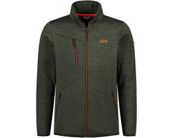 Kjelvik Bodie groen vest knitwear S