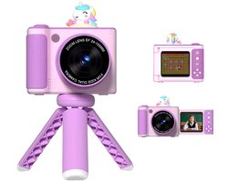 K&L Digitale Kindercamera Kids 32GB - Kinder vlog camera - Kindercamera's Digitaal - Fototoestel Kinderen - Kinderfototoestel
