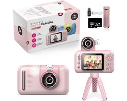 K&L Digitale Kindercamera Kids - Kinder vlog camera - Kindercamera's Digitaal - Fototoestel Kinderen - Kinderfototoestel