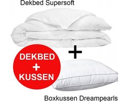 Klaas Vaak Dekbed Supersoft - 140x220 cm + Box Hoofdkussen