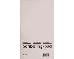 Kladblok budget 12x20cm - pak 10 stuks