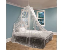 klamboe 1 persoons - Hemelbed - witte bedtent 1 stuk kinderkamer