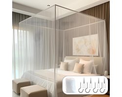 Klamboe Bed 200 x 220 cm - Ideaal voor Camping en Thuis - Bescherming tegen Muggen