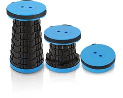 klapkruk Opvouwbare kruk draagbaar kampeerstoel klapstoel kruk blauw 45*26CM