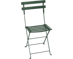 Klapstoel Tuin - Bistro Stoel - Terras Zitten - Inklapbaar Design - Ceder Groen