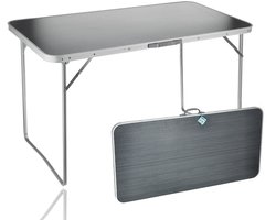 Klaptafel 120x60x70,5cm – Opvouwbare Campingtafel voor Buiten – Weerbestendige Inklapbare Tuintafel met Handvat – Vouwtafel voor 3-4 Personen