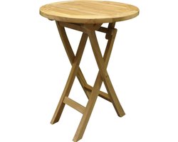 Klaptafel 60x60x75 rond model