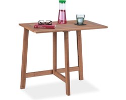 klaptafel hout - inklapbare balkontafel - 73x80x50 cm - vouwtafel - tot 20 kg
