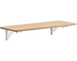 Klaptafel Muur - Zwevend Bureau - Opklapbaar Bureau - Wandtafel - Ruimtebesparend - Multifunctioneel - Stevig - Handig - Thuiskantoor - 79x39cm - 1 Stuk