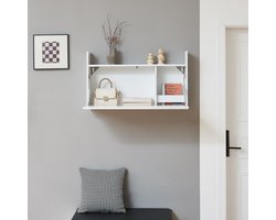 Klaptafel Rautalampi wandbureau voor wandmontage wit [en.casa]