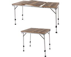 Klaptafel voor 2-8 personen - In hoogte verstelbare en uittrekbare tuintafel