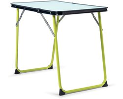 Klaptafel voor kinderen - veelzijdig en stevig - 1 stuk - groen en houtkleurig - 60 x 40 cm