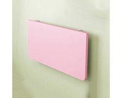 Klaptafel Wandmontage - Drijvend Bureau - Ruimte Besparen - Opvouwbaar Ontwerp - 70x40 cm - Roze