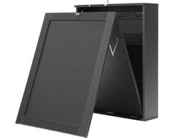 Klaptafel Wandtafel Zwart - Opklapbaar Wandbureau - 45kg Draagvermogen