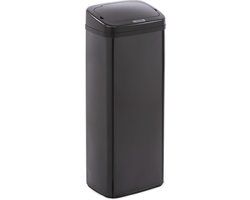 Klarstein Cleansmann Vuilnisbak Sensor 50L ABS - Pedaalemmer Afvalemmer Prullenbak - Soft-Close - voor Keuken,5 kg - RVS Kunststof Zwart - Sensor Vuilnisbak - Sensor Afvalemmer - Automatische Afvalemmer - Vuilnisemmer