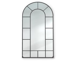 Klarstein Großer Wandspiegel, Ganzkörperspiegel 84x46 cm, Steh Spiegel Groß & Lang, Alu Standspiegel voor Schlafzimmer & Ankleide, Big Standing Mirror Full Length, Stehspiegel oder voor die Wand – geschikt voor thuisfitness en sportschoolgebruik, duu