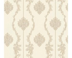 KLASSIEK ORNAMENTEN BEHANG | Franse Stijl - beige crème - A.S. Création Château 5