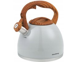 Klausberg 7451 - Fluitketel - houten handvat - 3 liter