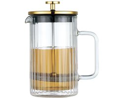 Klausberg Piston Koffie-/Thee Zetter - Glas - 0.6L - Theepress | theemaker| theezetter| French press voor koffie en thee