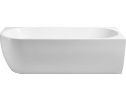 Klea Acryl Hoekbad Rechts 180x80cm Wit